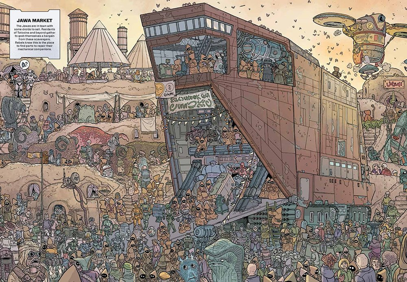 Illustration for article titled Busca a Chewbacca en esta genial versión de Buscando a Wally ambientada en Star Wars